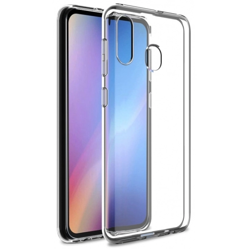 Samsung Galaxy M10s Kılıf Ultra İnce Kaliteli Esnek Silikon 0.2mm - Şeffaf