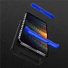 Samsung Galaxy M11 Kılıf 3 Parçalı 360 Tam Korumalı Rubber AYS Kapak - Mavi Siyah