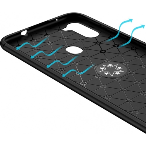 Samsung Galaxy M11 Kılıf Renkli Silikon Yüzüklü Standlı Auto Focus Ravel Kapak - Rose Gold