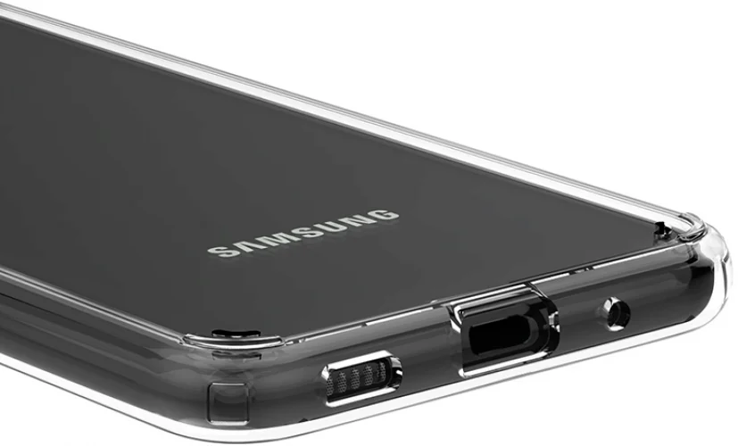Samsung Galaxy M11 Kılıf Korumalı Kenarları Silikon Arkası Sert Coss Kapak  - Şeffaf