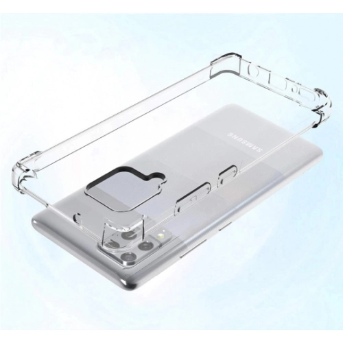 Samsung Galaxy M12 Kılıf Silikon Köşe Korumalı Airbag Darbe Emici Kapak - Şeffaf