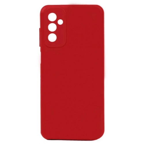 Samsung Galaxy M13 Kılıf Silikon Mat Esnek Kamera Korumalı Biye Kapak - Kırmızı
