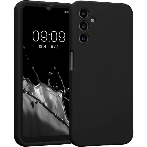 Samsung Galaxy M14 Kılıf İnce Soft Mat Renkli Esnek Silikon Kapak - Siyah