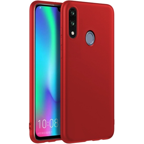 Samsung Galaxy M20 Kılıf İnce Soft Mat Renkli Esnek Silikon Kapak - Kırmızı