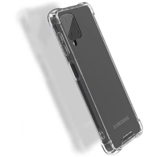 Samsung Galaxy M22 Kılıf Silikon Köşe Korumalı Airbag Darbe Emici Kapak - Şeffaf