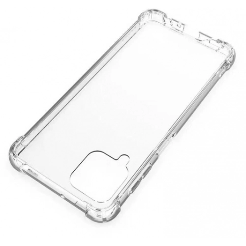 Samsung Galaxy M22 Kılıf Silikon Köşe Korumalı Airbag Darbe Emici Kapak - Şeffaf