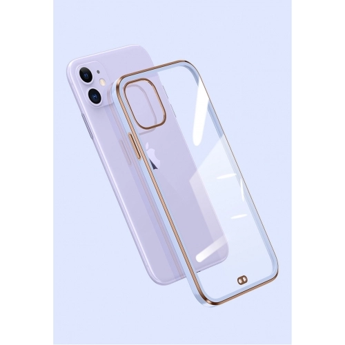 Samsung Galaxy M22 Kılıf Parlak Kenarlar Pastel Silikon Voit Kapak - Siyah