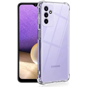 Samsung Galaxy M23 5G Kılıf Silikon Köşe Korumalı Airbag Darbe Emici Kapak - Şeffaf