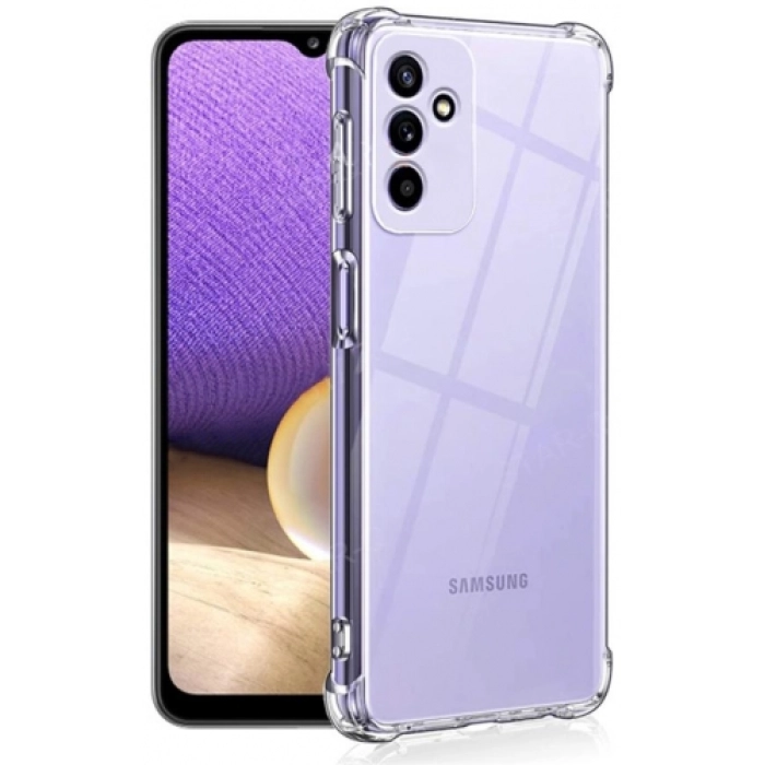 Samsung Galaxy M23 5G Kılıf Silikon Köşe Korumalı Airbag Darbe Emici Kapak - Şeffaf