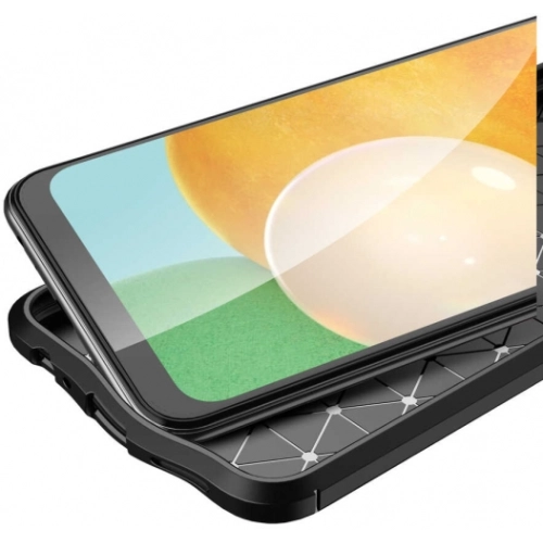 Samsung Galaxy M23 5G Kılıf Deri Görünümlü Lüks Parmak İzi Bırakmaz Niss Silikon Kapak - Siyah