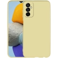 Samsung Galaxy M23 5G Kılıf İnce Soft Mat Renkli Esnek Silikon Kapak - Gold