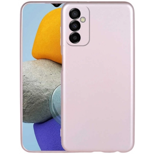 Samsung Galaxy M23 5G Kılıf İnce Soft Mat Renkli Esnek Silikon Kapak - Rose Gold