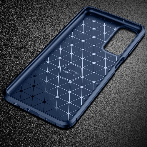 Samsung Galaxy M23 5G Kılıf Silikon Parmak İzi Bırakmayan Karbon Soft Negro Kapak - Lacivert