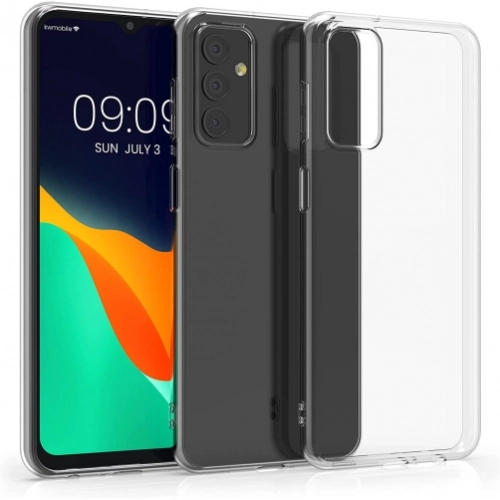 Samsung Galaxy M23 5G Kılıf Kamera Korumalı Esnek Silikon Kapak - Şeffaf