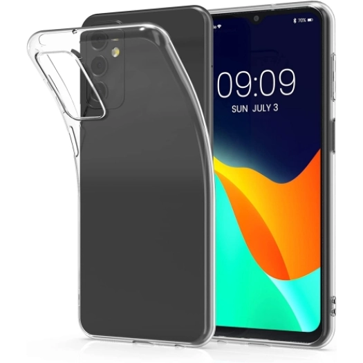 Samsung Galaxy M23 5G Kılıf Kamera Korumalı Esnek Silikon Kapak - Şeffaf