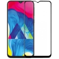 Samsung Galaxy M30s Kırılmaz Cam Tam Kapatan Kenarları Kırılmaya Dayanıklı Cam Ekran Koruyucu - Siyah