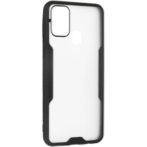 Samsung Galaxy M31 Kılıf Renkli Silikon Kamera Lens Korumalı Şeffaf Parfe Kapak - Siyah