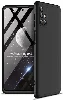 Samsung Galaxy M31s Kılıf 3 Parçalı 360 Tam Korumalı Rubber AYS Kapak - Siyah