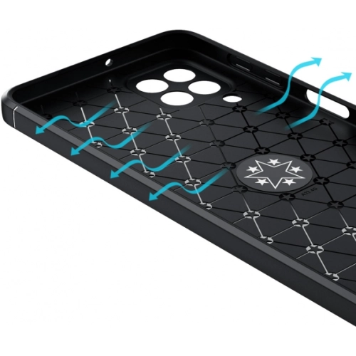 Samsung Galaxy M32 Kılıf Renkli Silikon Yüzüklü Standlı Auto Focus Ravel Kapak - Kırmızı - Siyah