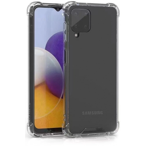 Samsung Galaxy M32 Kılıf Silikon Köşe Korumalı Airbag Darbe Emici Kapak - Şeffaf