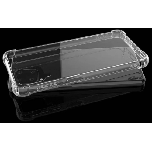 Samsung Galaxy M32 Kılıf Silikon Köşe Korumalı Airbag Darbe Emici Kapak - Şeffaf