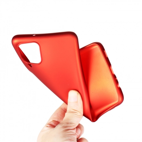 Samsung Galaxy M32 Kılıf İnce Soft Mat Renkli Esnek Silikon Kapak - Gold