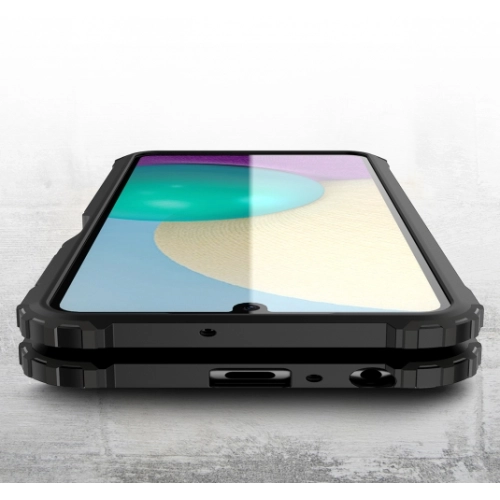 Samsung Galaxy M32 Kılıf Zırhlı Tank Crash Silikon Kapak - Kırmızı