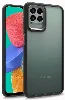 Samsung Galaxy M33 5G Kılıf Electro Silikon Renkli Flora Kapak - Siyah