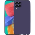 Samsung Galaxy M33 5G Kılıf İnce Soft Mat Renkli Esnek Silikon Kapak - Lacivert