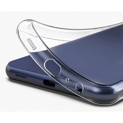 Samsung Galaxy M33 5G Kılıf Kamera Korumalı Esnek Silikon Kapak - Şeffaf