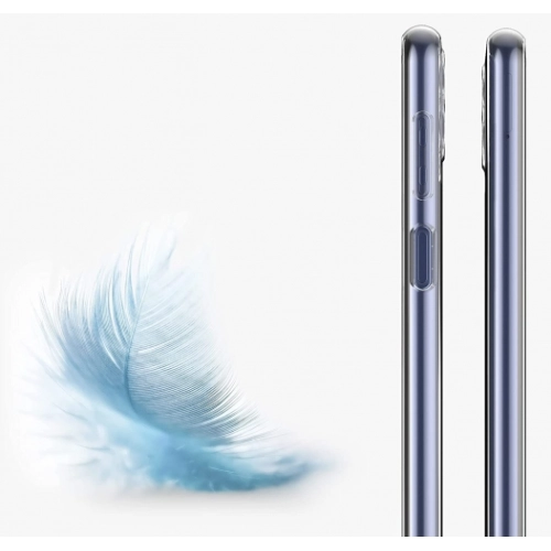 Samsung Galaxy M33 5G Kılıf Kamera Korumalı Esnek Silikon Kapak - Şeffaf