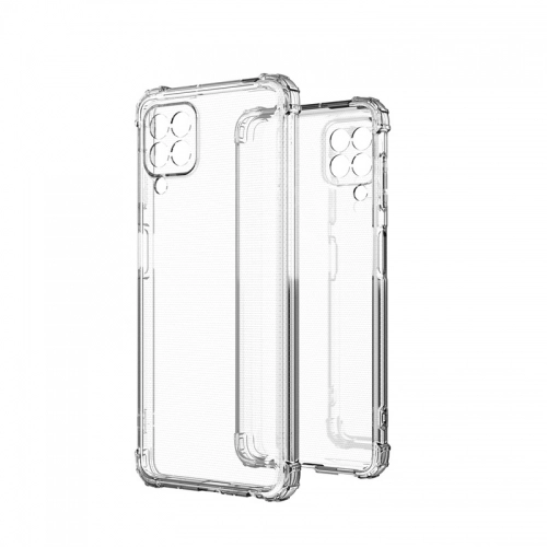 Samsung Galaxy M33 5G Kılıf Silikon Köşe Korumalı Airbag Darbe Emici Kapak - Şeffaf