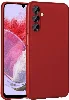 Samsung Galaxy M34 5G Kılıf İnce Mat Esnek Silikon - Kırmızı