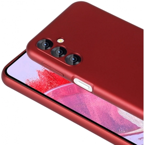 Samsung Galaxy M34 5G Kılıf İnce Soft Mat Renkli Esnek Silikon Kapak - Mürdüm