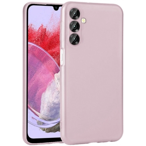 Samsung Galaxy M34 5G Kılıf İnce Soft Mat Renkli Esnek Silikon Kapak - Rose Gold