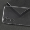 Samsung Galaxy M34 5G Kılıf Kamera Korumalı Esnek Silikon Kapak - Şeffaf