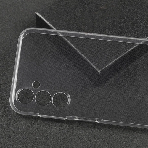 Samsung Galaxy M34 5G Kılıf Kamera Korumalı Esnek Silikon Kapak - Şeffaf