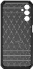 Samsung Galaxy M34 5G Kılıf Karbon Serisi Mat Fiber Silikon Negro Kapak - Siyah