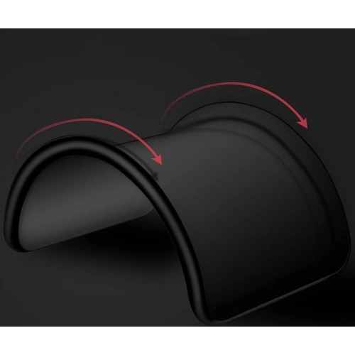 Samsung Galaxy M34 5G Kılıf Silikon Mat Esnek Kamera Korumalı Biye Kapak - Siyah