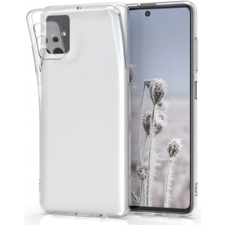 Samsung Galaxy M51 Kılıf Kamera Korumalı Esnek Silikon Kapak - Şeffaf