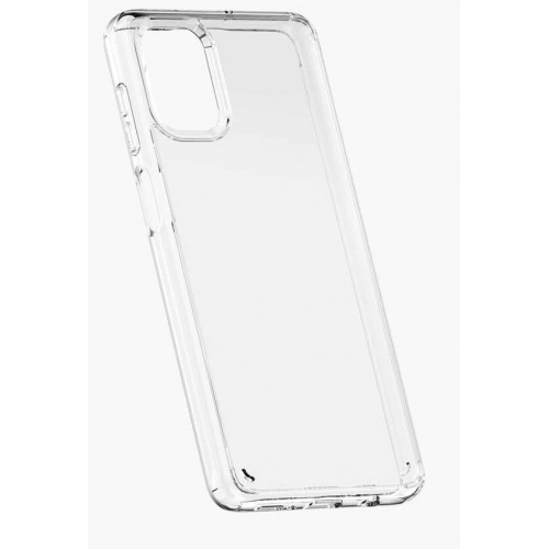 Samsung Galaxy M51 Kılıf Korumalı Kenarları Silikon Arkası Sert Coss Kapak - Şeffaf