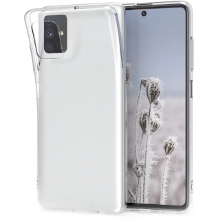 Samsung Galaxy M51 Kılıf Kamera Korumalı Esnek Silikon Kapak - Şeffaf