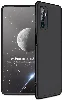 Samsung Galaxy M52 Kılıf 3 Parçalı 360 Tam Korumalı Rubber AYS Kapak - Siyah