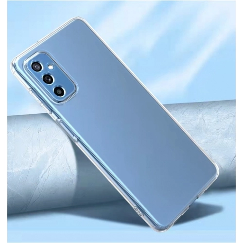 Samsung Galaxy M52 Kılıf Kamera Korumalı Esnek Silikon Kapak - Şeffaf