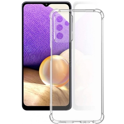 Samsung Galaxy M52 Kılıf Silikon Köşe Korumalı Airbag Darbe Emici Kapak - Şeffaf