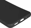 Samsung Galaxy M55 5G Kılıf Silikon Mat Esnek Kamera Korumalı Biye Kapak - Siyah