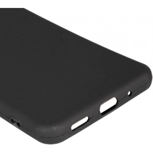 Samsung Galaxy M55 5G Kılıf Silikon Mat Esnek Kamera Korumalı Biye Kapak - Siyah