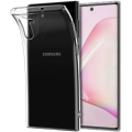Samsung Galaxy Note 10 Kılıf Kamera Korumalı Esnek Silikon Kapak - Şeffaf