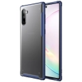 Samsung Galaxy Note 10 Kılıf Volks Serisi Kenarları Silikon Arkası Şeffaf Sert Kapak - Lacivert