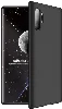 Samsung Galaxy Note 10 Plus Kılıf 3 Parçalı 360 Tam Korumalı Rubber AYS Kapak  - Siyah